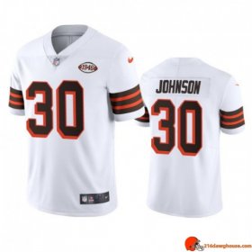 Apex Legend Series Ernest Johnson 30 Browns Eco-Friendly White Anniversary 1946 Men Threads Fashion