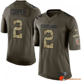 Badge Stitched Amari Cooper 2 Browns Cooling Green Washed Out 2015 Youth X Streetwear
