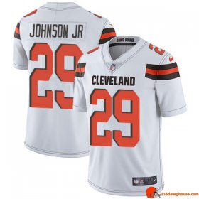 Centurion Vintage Duke Johnson Jr 29 Browns Twill White Vintage Wash Men Ultra Alternate