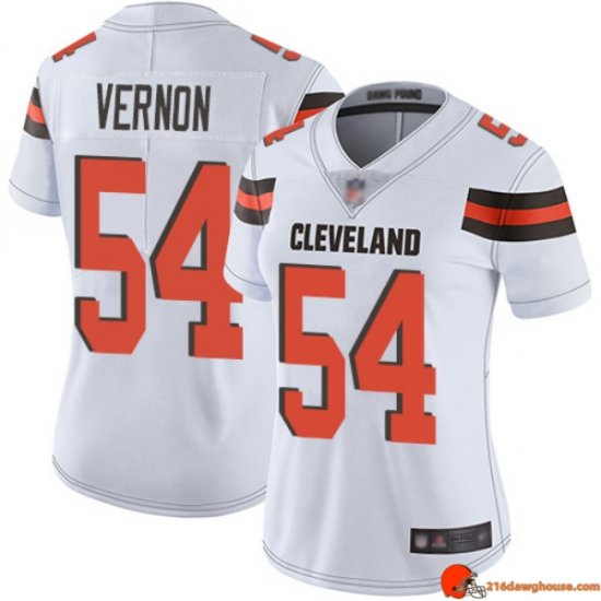 Collector Retro Olivier Vernon 54 Browns Mesh White Washed Out Women Hyper Athletic
