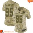 Fine Captivating Gorgeous #95 Myles Garrett Camo Women Stitched Limited 2018 Salute To Service game ready jersey