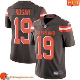 Cozy Amazing First rate Long lasting Durable Irresistible #19 Bernie KosarColor Youth Stitched Vapor Untouchable Limited game ready jersey designed for maximum on field performance