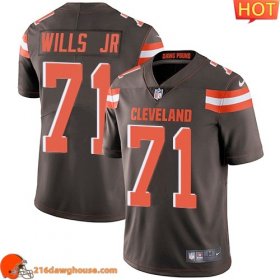 Wonderful Awesome Performance driven Cleveland #71 Jedrick Wills JRColor Men Stitched Vapor Untouchable Limited sporting jersey Men
