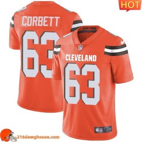 Elegant Game changing Trendy Enchanting Fine Cleveland #63 Austin Corbett Orange Alternate Men Stitched Vapor Untouchable Limited match day jersey Men