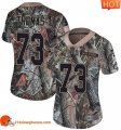 Long lasting Durable Excellent #73 Joe Thomas Camo Women Stitched Limited Rush Realtree sporting jersey crafted with the latest fabric technology