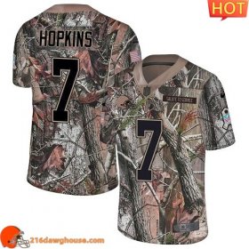 Long lasting Distinctive Classy Exclusive #7 Dustin Hopkins Camo Youth Stitched Limited Rush Realtree athletic jersey perfect for die hard fans to flaunt their support