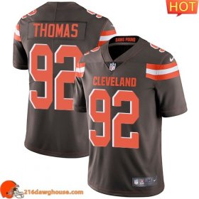Delightful First rate Superb Terrific Comfortable Cleveland #92 Chad ThomasColor Men Stitched Vapor Untouchable Limited athletic jersey Men showcasing an eye catching design