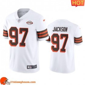 Awesome Fine Rare Cleveland Cleveland #97 Malik Jackson 1946 Collection Alternate Vapor Limited sporting jersey White Men