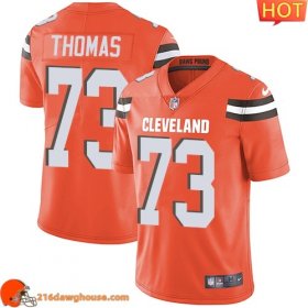 Valuable Fine Fabulous Fashionable Charming #73 Joe Thomas Orange Alternate Men Stitched Vapor Untouchable Limited sporting jersey