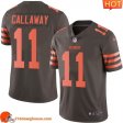 Valuable Awesome Unique Excellent Cozy Cleveland #11 Antonio Callaway Men Stitched Limited Rush sporting jersey Men featuring authentic team details