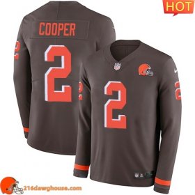 First rate Cool Gorgeous #2 Amari CooperColor Youth Stitched Limited Therma Long Sleeve sporting jersey