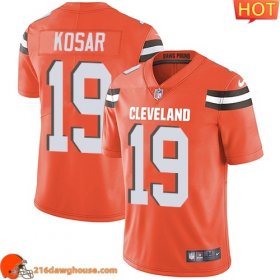 Reliable Historic Comfortable #19 Bernie Kosar Orange Alternate Youth Stitched Vapor Untouchable Limited athletic jersey designed for maximum on field performance