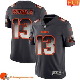 Fabulous Irresistible Performance driven Elegant Cleveland #13 Odell Beckham Jr Black Men Stitched Vapor Untouchable Limited Smoke Fashion sporting jersey Men