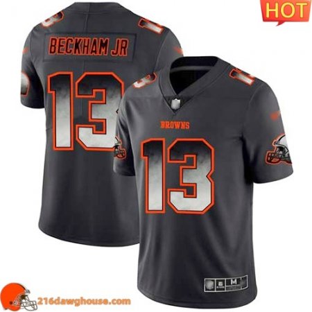 Fabulous Irresistible Performance driven Elegant Cleveland #13 Odell Beckham Jr Black Men Stitched Vapor Untouchable Limited Smoke Fashion sporting jersey Men