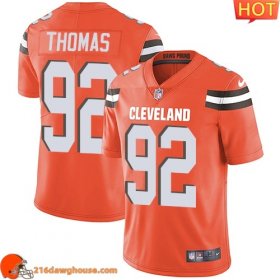 Long lasting Distinctive Fine Legendary Cleveland #92 Chad Thomas Orange Alternate Men Stitched Vapor Untouchable Limited game ready jersey Men