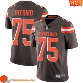 Unique Splendid Top notch Durable Superior Cleveland #75 Joel BitonioColor Men Stitched Vapor Untouchable Limited athletic jersey Men