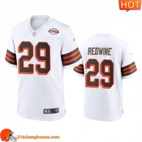 Superb Breathable Game changing Long lasting Stylish Men Cleveland #29 Sheldrick Redwine 1946 Collection Alternate Game Limited athletic jersey White Men