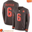 Long lasting Iconic Enchanting Classy Cleveland #6 Baker MayfieldColor Men Stitched Limited Therma Long Sleeve athletic jersey Men crafted with the latest fabric technology