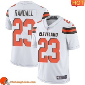 Game changing Fashionable Alluring Terrific Wonderful Cleveland #23 Damarious Randall White Youth Stitched Vapor Untouchable Limited sporting jersey Youth