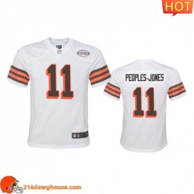 Historic Long lasting Iconic First rate Marvelous Youth Cleveland #11 Donovan Peoples Jones 1946 Collection Alternate Game Limited athletic jersey White Youth designed for maximum on field performance