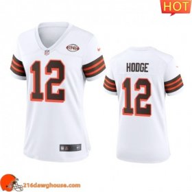 Classy Exclusive Premium Women Cleveland #12 Khadarel Hodge 1946 Collection Alternate Game Limited athletic jersey White Womens