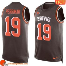 Impressive Fabulous Marvelous Alluring Game changing #19 Breshad PerrimanColor Men Stitched Limited Tank Top match day jersey perfect for die hard fans to flaunt their support
