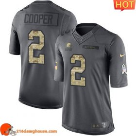 Marvelous Fine Trendy Distinctive #2 Amari Cooper Black Youth Stitched Limited 2016 Salute To Service sporting jersey