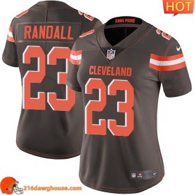 Breathable Performance driven Unique First rate Distinctive Cleveland #23 Damarious RandallColor Women Stitched Vapor Untouchable Limited match day jersey Womens