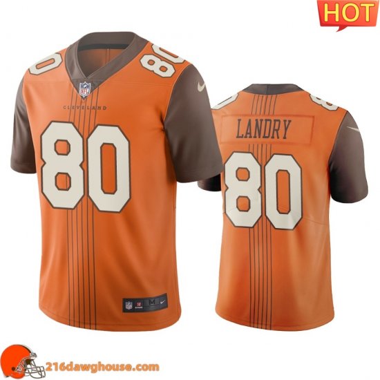Wonderful Stylish Fine First rate Captivating Cleveland #80 Jarvis Landry Vapor Limited City Edition match day jersey featuring authentic team details