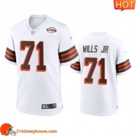 First rate Outstanding Wonderful Men Cleveland #71 Jedrick Wills Jr. 1946 Collection Alternate Game Limited game ready jersey White Men showcasing an eye catching design