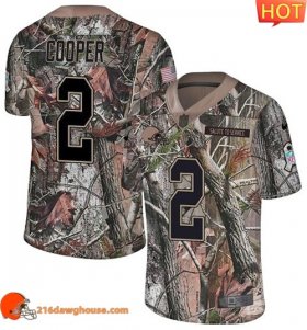 Magnificent Impressive Game changing #2 Amari Cooper Camo Youth Stitched Limited Rush Realtree match day jersey