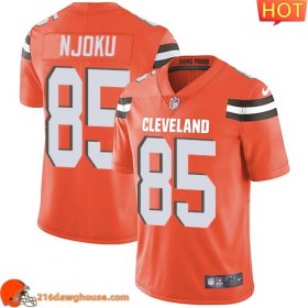 Championship worthy Unique Classy Trendy Cozy #85 David Njoku Orange Alternate Men Stitched Vapor Untouchable Limited athletic jersey featuring authentic team details