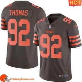 Awesome Superior Trendy Fabulous Cleveland #92 Chad Thomas Men Stitched Limited Rush match day jersey Men