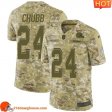 Durable Valuable Impressive Precious Fine Trendy #24 Nick Chubb Camo Youth Stitched Limited 2018 Salute To Service match day jersey