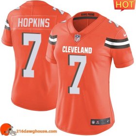 Reliable Rare Valuable Cozy Fabulous Championship worthy #7 Dustin Hopkins Orange Alternate Women Stitched Vapor Untouchable Limited athletic jersey