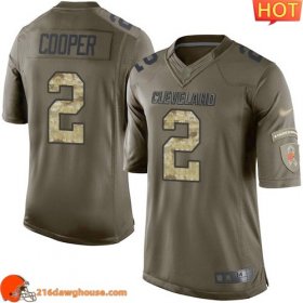 Marvelous Splendid Comfortable Legendary #2 Amari Cooper Green Youth Stitched Limited 2015 Salute To Service athletic jersey