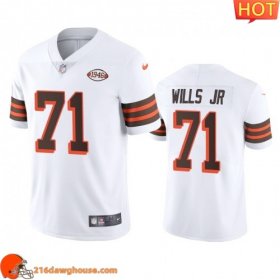 Superior First rate Superb Durable Splendid Alluring Cleveland Cleveland #71 Jedrick Wills Jr. 1946 Collection Alternate Vapor Limited match day jersey White Men