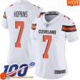 Rare Breathable Championship worthy Delightful Iconic Fashionable #7 Dustin Hopkins White Women Stitched 100th Season Vapor Untouchable Limited game ready jersey