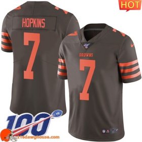 Distinctive High quality Wonderful Rare First rate Breathable #7 Dustin Hopkins Youth Stitched Limited Rush 100th Season athletic jersey