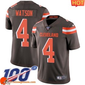 Awesome Fashionable Legendary Distinctive Stunning #4 Deshaun WatsonColor Men Stitched 100th Season Vapor Limited game ready jersey