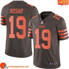Premium Marvelous Charming Excellent Terrific First rate #19 Bernie Kosar Youth Stitched Limited Rush athletic jersey