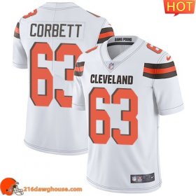Superior Wonderful Stunning Terrific Cozy Splendid Cleveland #63 Austin Corbett White Men Stitched Vapor Untouchable Limited game ready jersey Men designed for maximum on field performance