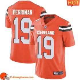 Premium High quality Fabulous Top notch #19 Breshad Perriman Orange Alternate Men Stitched Vapor Untouchable Limited game ready jersey crafted with the latest fabric technology