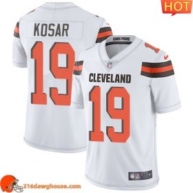Legendary Exclusive Iconic #19 Bernie Kosar White Youth Stitched Vapor Untouchable Limited game ready jersey