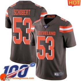 Precious Cozy Game changing Excellent Magnificent Reliable Cleveland #53 Joe SchobertColor Men Stitched 100th Season Vapor Limited sporting jersey Men