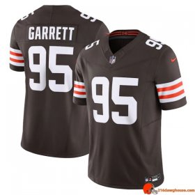 Draft Player Edition Myles Garrett 95 Browns Sublimated Brown Commemorative Men Kit Commemorative