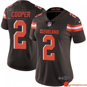 Dynasty Player Edition Amari Cooper 2 Browns Dri-FIT Brown Heritage Women Graded Vintage Wash