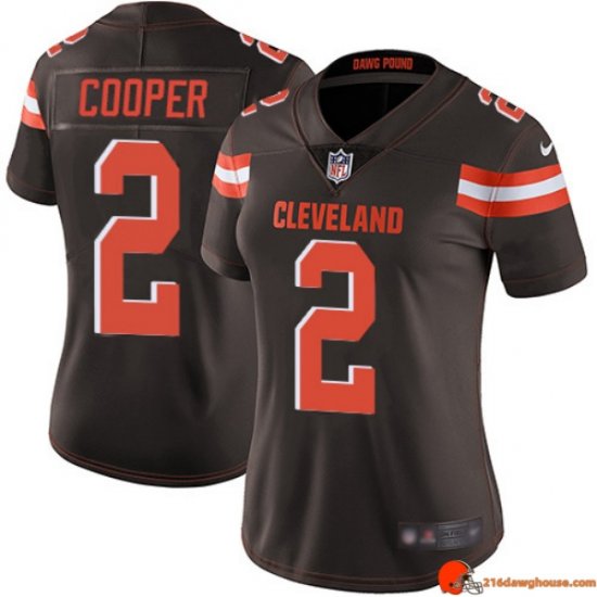 Dynasty Player Edition Amari Cooper 2 Browns Dri-FIT Brown Heritage Women Graded Vintage Wash