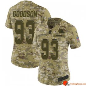 Hyper Rare BJ Goodson 93 Browns Nike Vapor Camo Athletic 2018 Women Xtra Swingman