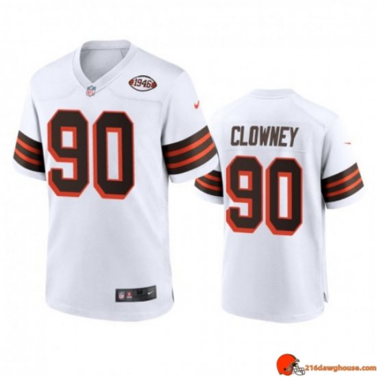 Insignia Collectible Jadeveon Clowney 90 Browns Sustainable White Streetwear 1946 Men Unlimited Vintage Wash